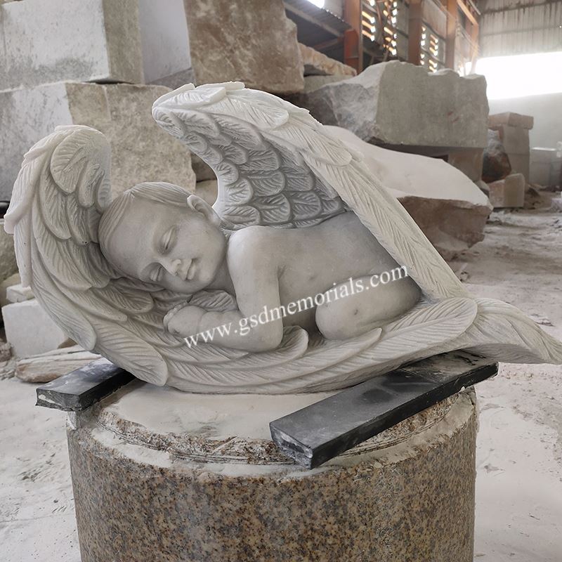 Sleeping Baby Statue For Child Memorial