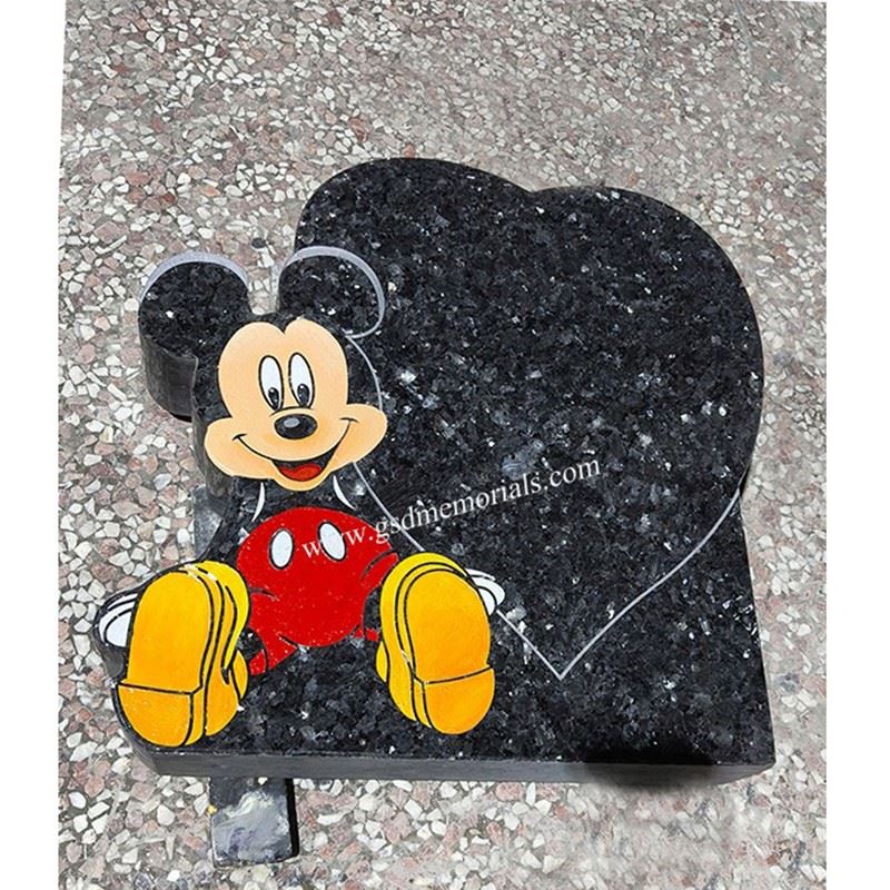 Mickey Mouse and Heart Tombstone
